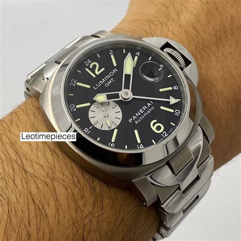 panerai luminor gmt pam 161 titanium|luminor gmt 161 price.